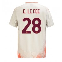 Camisa de time de futebol AS Roma Enzo Le Fee #28 Replicas 2º Equipamento 2024-25 Manga Curta